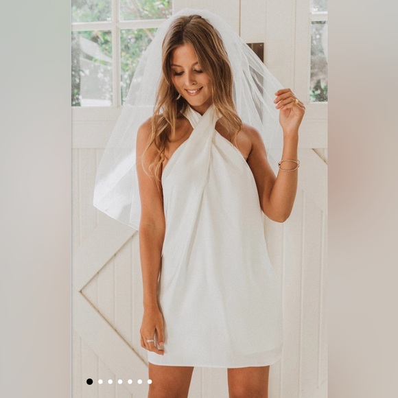 Show Me Your Mumu Jasmine Halter Mini Dress - Picture 1 of 5